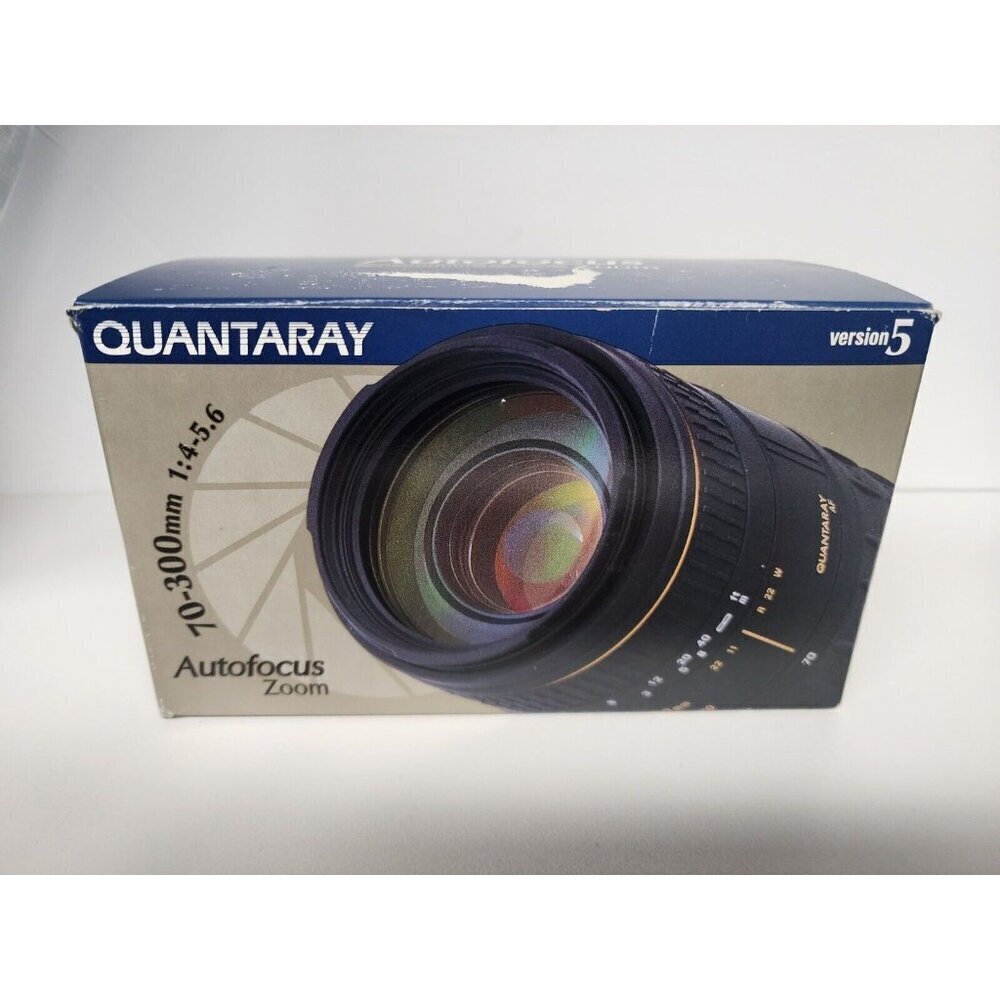 Quantaray AF Zoom Ld 70-300mm 1:4-5.6 f /Lens For Nikon